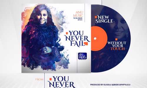 This is album cover art designed for Anu for her new album titled You never fail