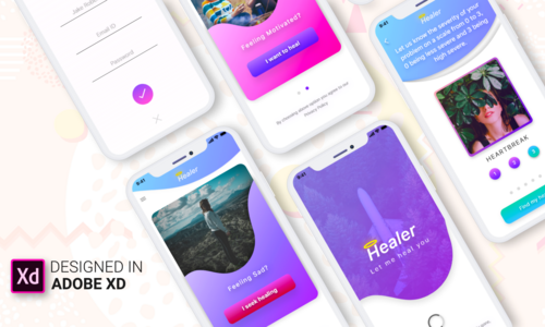 Healer Mobile App UI Design