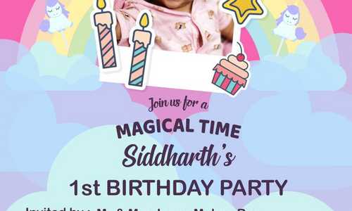 I will Create An Awesome Birthday Invitation 