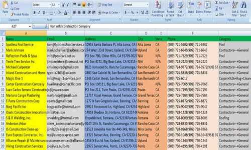 Data entry and web scrapping work software ms excel
