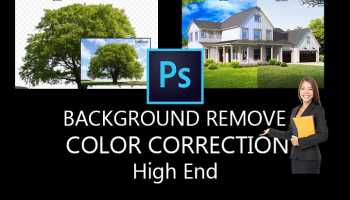 Background remove and color retouch
