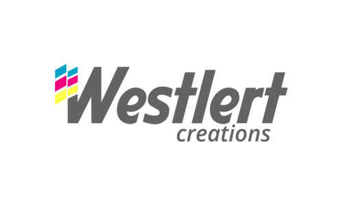 This is a logo designed for westlert creations, they are into design, print, and web