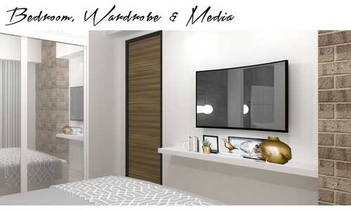 Interior Design of 2-Bedroom Unit3D Perspective 