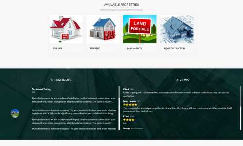 EzWayHouses project has all the necessary modules required in a complete property management solution like properties management, lenders management, mortgage management, company management, zillow integration etc. It has a frontend site as well where properties are displayed, configured via its admin dashboard.