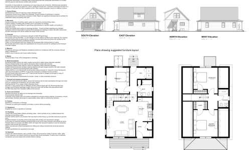 Floor plan of a sample residential project 