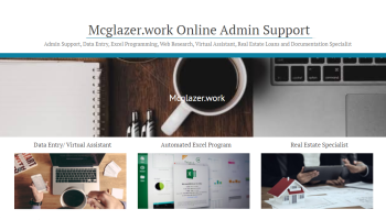 Admin Support, Excel Programming & Data Entry
