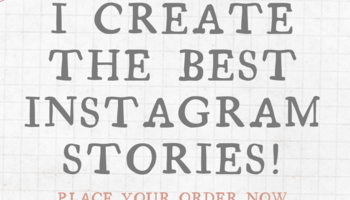 I will create 10 awesome instagram stories for you