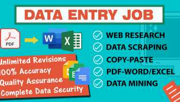 DATA ENTRY AND WEB RESEARCH