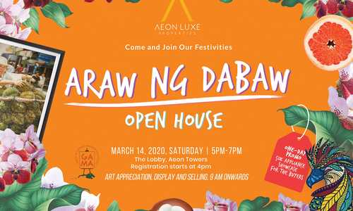 Araw ng Dabaw Open House Invitation