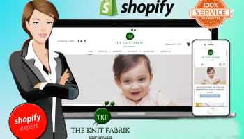 Shopify store setup and customization