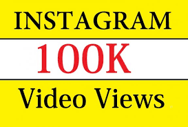 100K Views on Instagram video 