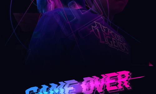 GAME Over! poster for an eSports event.