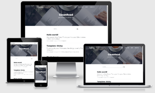 CleanRead - A clean blogging theme for WordPress