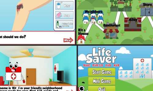 A 2D mobile game, for educational purpose for first-aid kit and procedure. Kids will love it and for all ages!