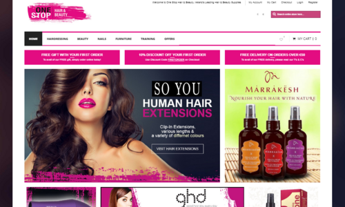 OneStopHairandBeauty is and eCommerce Website. OneStophairandBeauty are leading suppliers of professional hair and beauty products, salon equipment, beauty equipment and accessories to the hair and beauty industry for over 30 years. As a family run business, they are committed to supplying quality products, special offers, fast delivery service nationwide and excellent customer service. Stores are located in Limerick and Clonmel, and our Sales Reps visit customers nationwide, followed by our Colour Technicians if required.